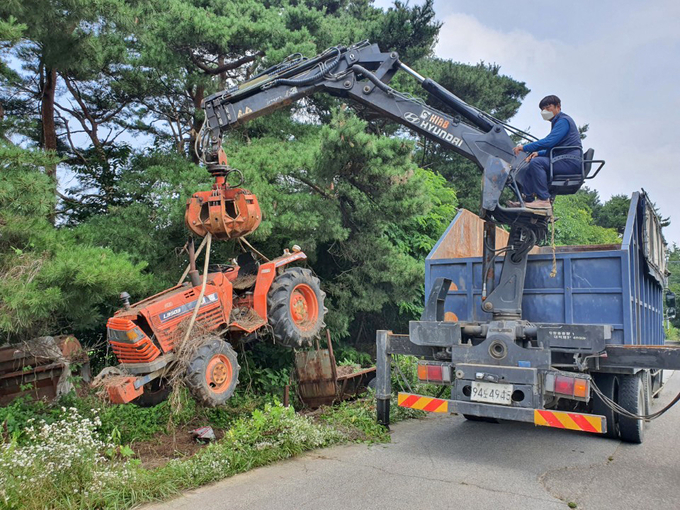 임실군, 폐농기계 수거 본격 시행(사진=임실군청)