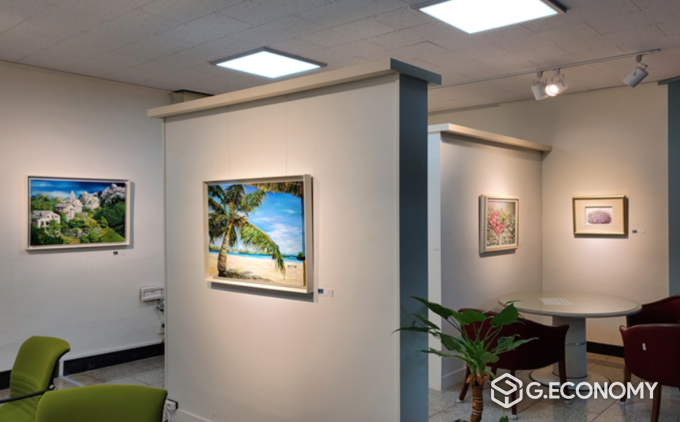 JB Dream Gallery 안은영 작가 초대전 / 서로 어우러져 인간관계를 형성하는 조화로운 세상처럼 시들지 않는 꽃을 보며 공감과 소통이 되는 초대 전시 열어(자료제공=전라북도서울장학숙)