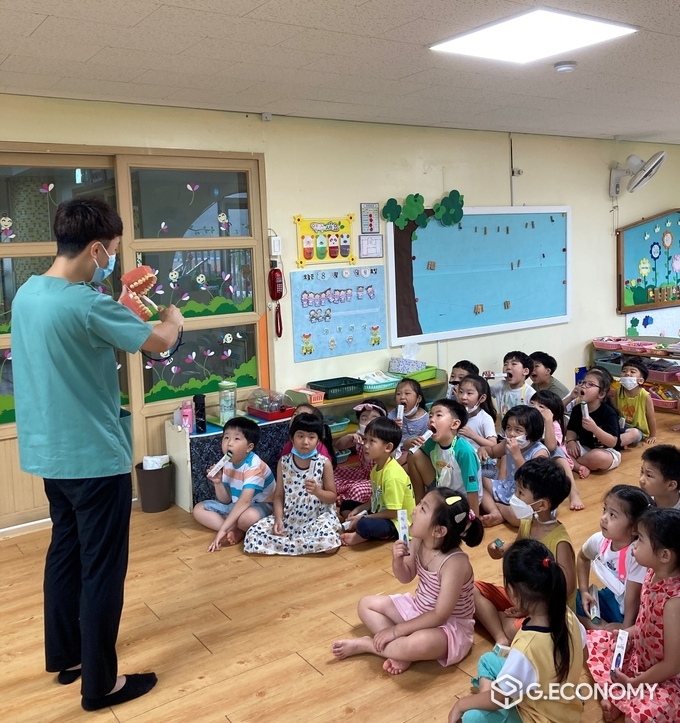 사진=화순군, 어린이 구강보건 사업