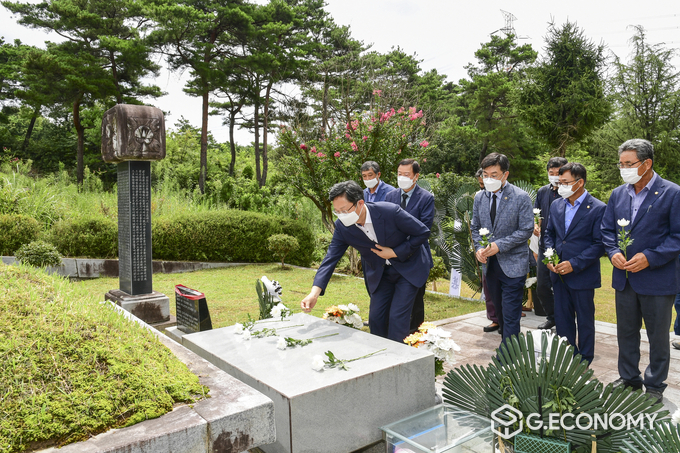 이석규 민주노동열사 34주기 추모식(사진=남원시청)