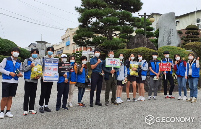 금연캠페인 순창고등학교(사진=순창군청)