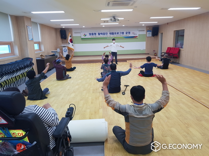 장애인 심신 더하기 재활프로그램(사진=순창군청)