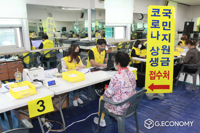 사진=화순군 코로나 상생 국민지원금 신청