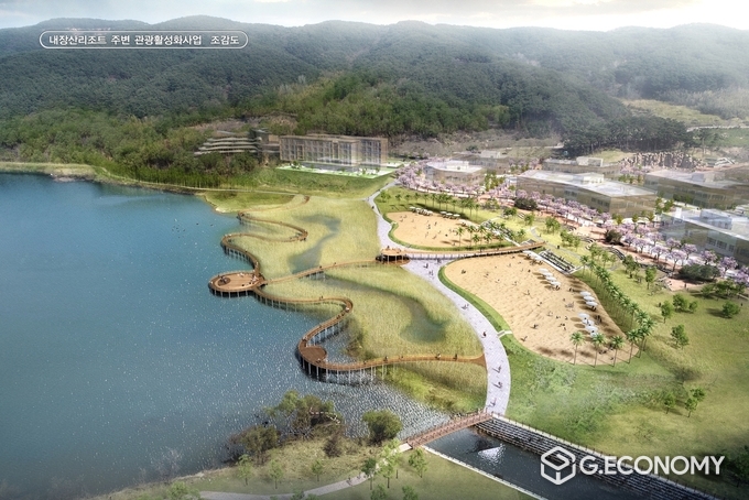 용산호-낭만 모래사장 조감도(사진=정읍시청)
