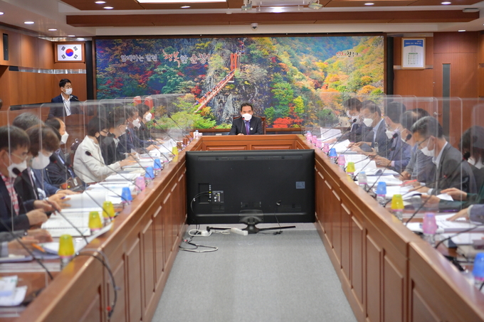 시책사업 발굴 보고회(사진=순창군청)