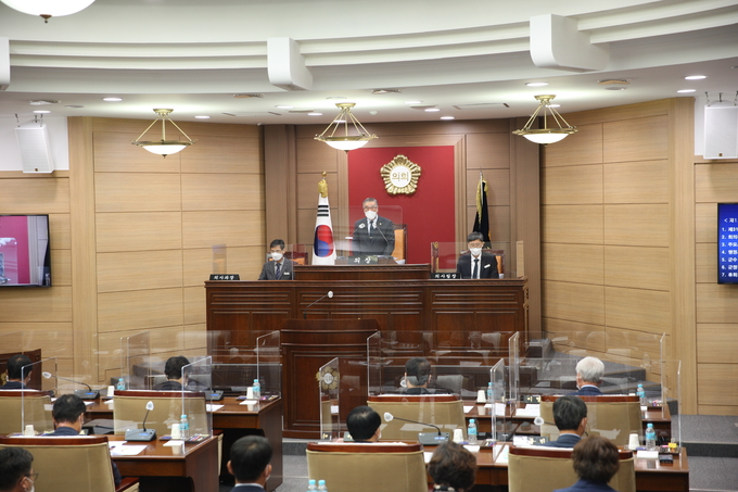 임실군의회 제312회 임시회 개회(사진=임실군)