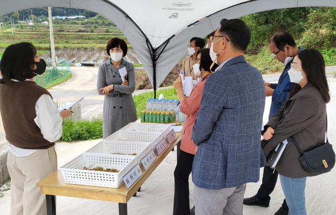 경축순환농법 실증연구 평가회(사진=순창군청)