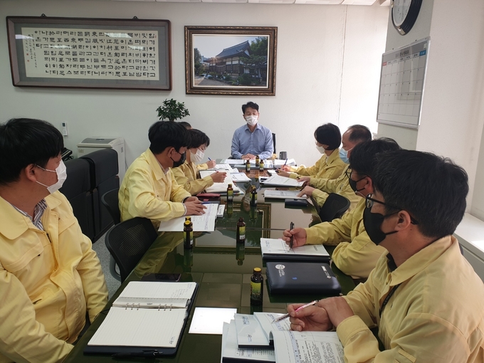 군산시, 부시장 주재 2022년도 본예산 편성 보고회 개최(사진=군산시)