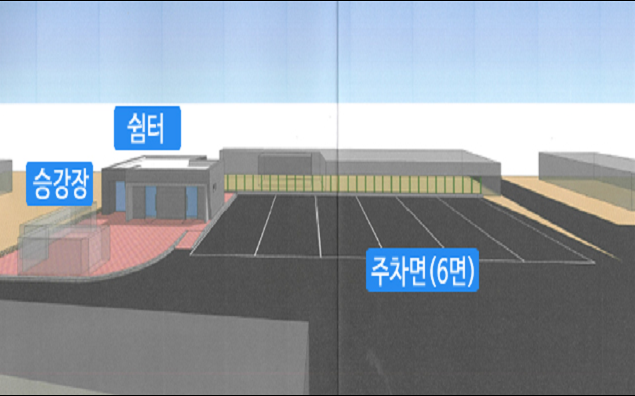 확장 공사가 진행중인 중인동 시내버스 회차지 조감도. 이미지= 전주시청