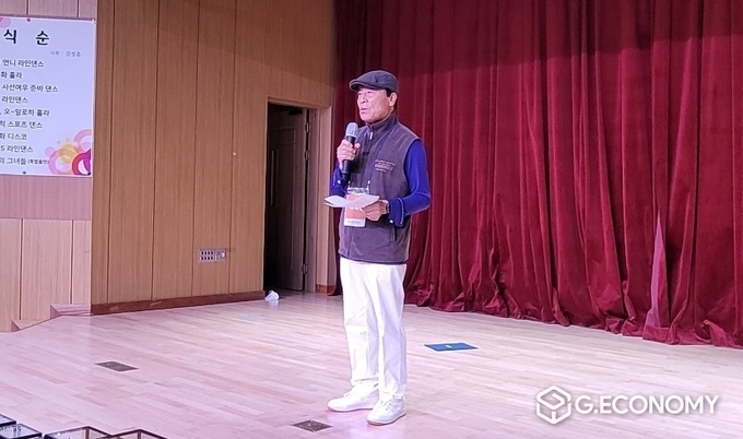 임실군 체조협회 박재만 회장(사진=이수준 기자)