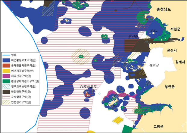 자료=전라북도 해양용도구역(안)