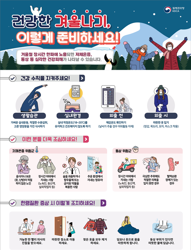 포스터 = 한랭질환 건강수칙