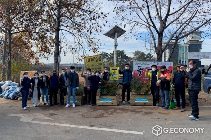 사진= 김제시 흥사동 관망대행사장