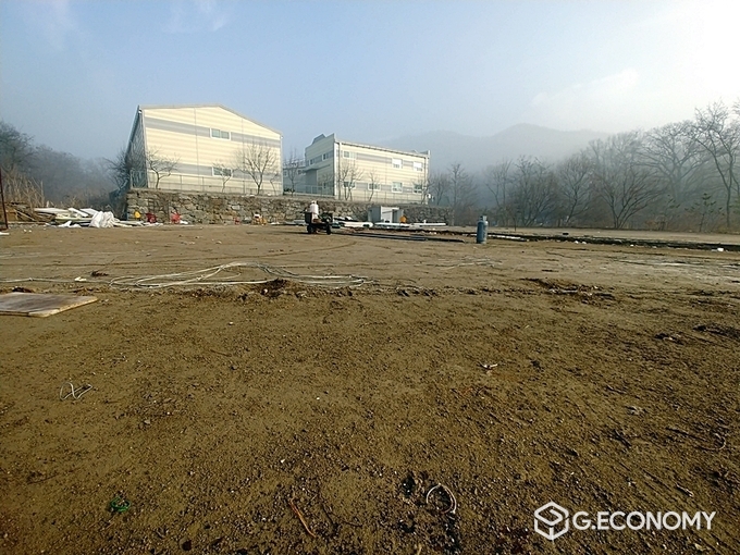검산동 육견 경매장 철거 후 