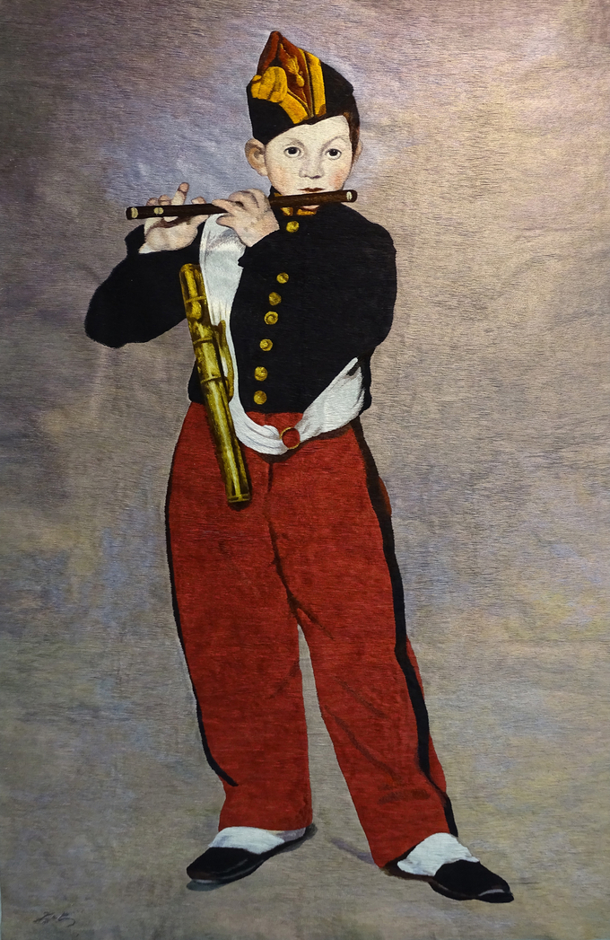 「피리 부는 소년, 마네, 혼자수, 97x161cm」(오르세미술관 소장)
