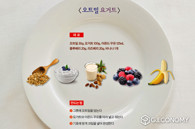 양향자의 오트밀 요거트 레시피