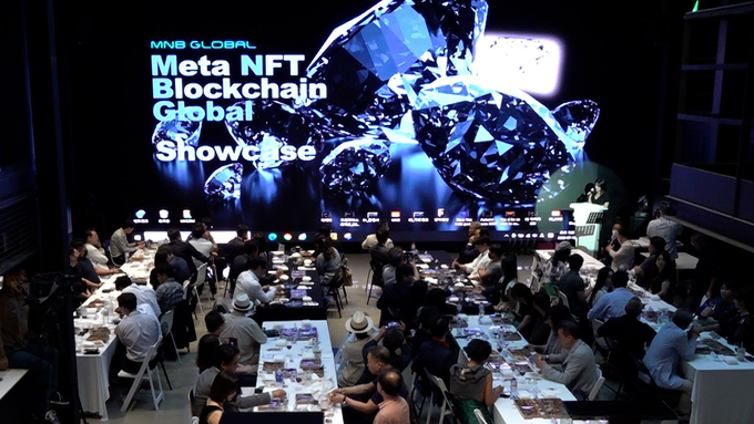 MNB 글로벌은 NFTⅹTVS SHOWCASE 를 18일 진행했다