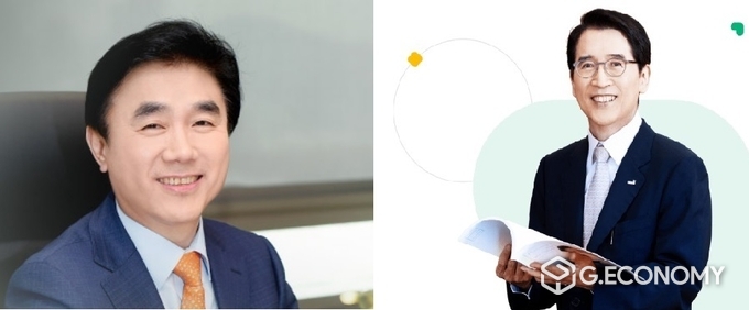 삼성생명 전영묵 대표·교보생명 신창재(사진=각사 홈페이지)