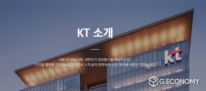 KT(사진=KT 홈페이지 캡처)