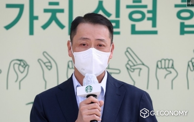 스타벅스 송호섭 대표(사진=아주경제)3