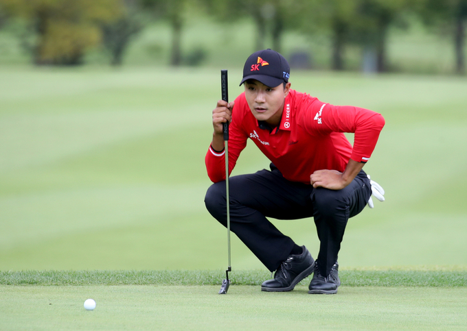 2022시즌 메달리스트, 61타 기록의 김한별. KPGA 제공