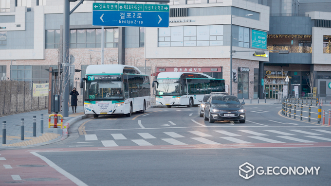 김포골드라인 혼잡률 해소를 위해 운행 횟수가 증회된 70번 버