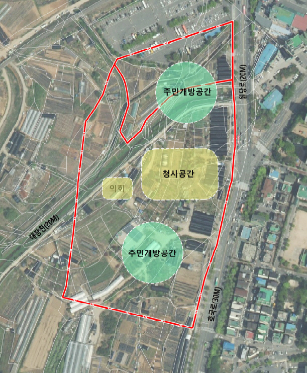 신청사 입지선정위원회 의결 없이 변경된 주교동 신청사 부지 (사진= 고양특례시청)