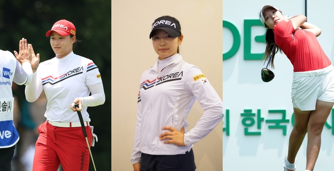(왼쪽부터)김민솔, 유현조, 임지유