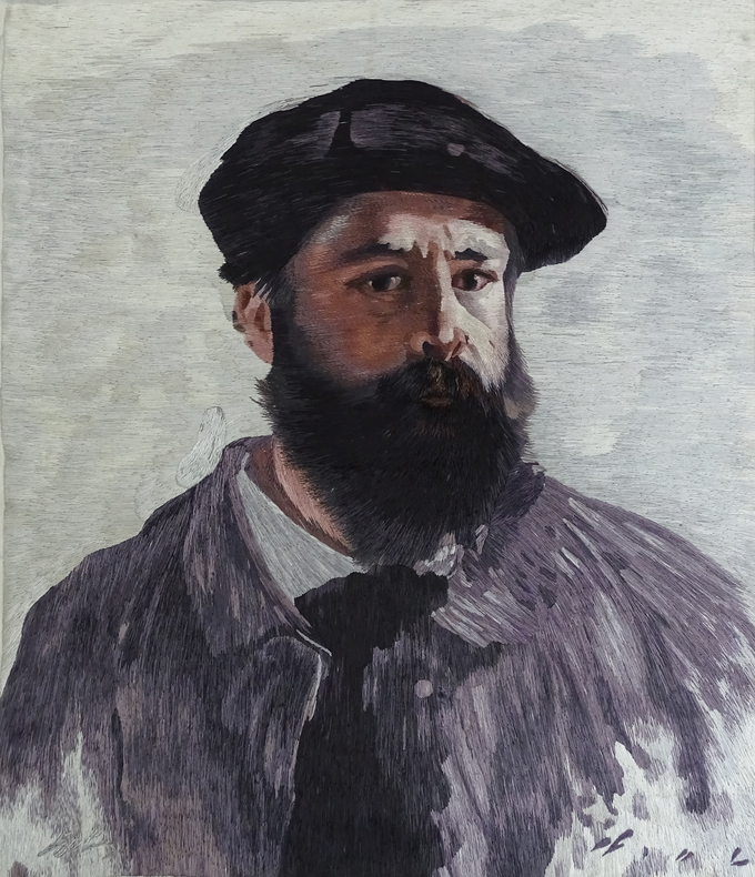 <strong>혼자수로 작업한 끌로드 모네 자화상 (Self-Portrait with a Beret 56×46㎝ 1886 Private collection</strong>