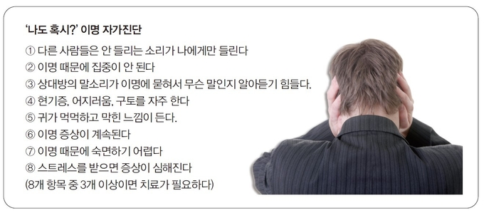 이명 자가진단 리스트 ⓒ골프가이드 9월호