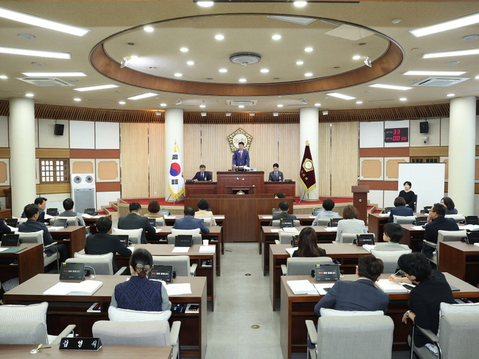 고양특례시의회 임시회 전경
