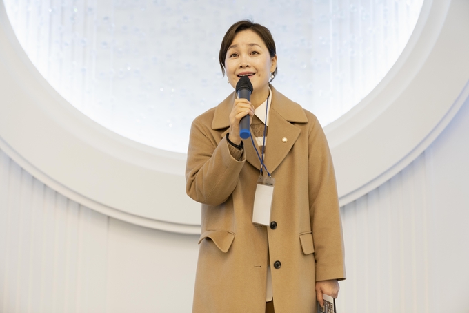 축사 중인 임오경 국회의원 (사진=원뉴스 제공)