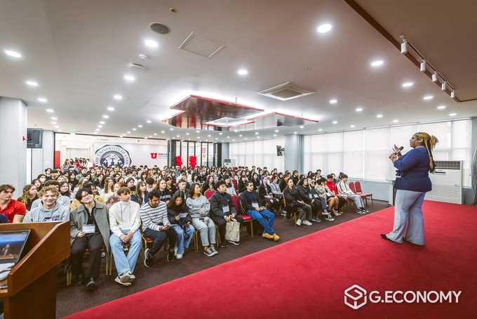 유타대학교 아시아캠퍼스 신입생 입학식·오리엔테이션 모습