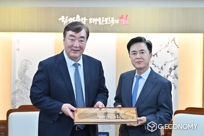 김태흠 충남지사, 싱하이밍 주한 중국대사 접견(충남도: 제공)