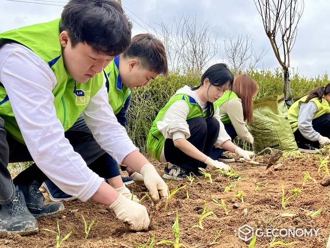금산군 남산공원에 ‘탄소중립 자원봉사 9호 숲’ 조성(충남도: 제공)