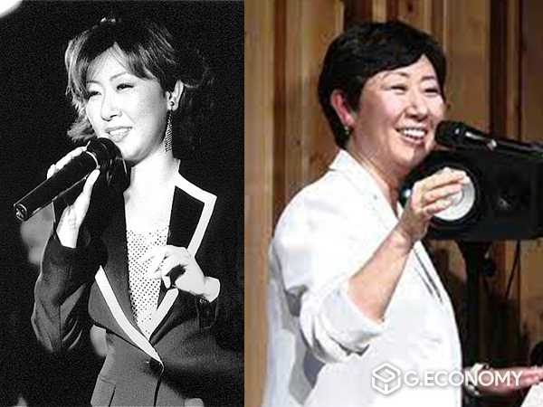 '칵테일 사랑' 마로니에(신윤미) 활동 당시 모습과 찬양사도로 활동 중인 모습. 사진제공 / 가수 신윤미