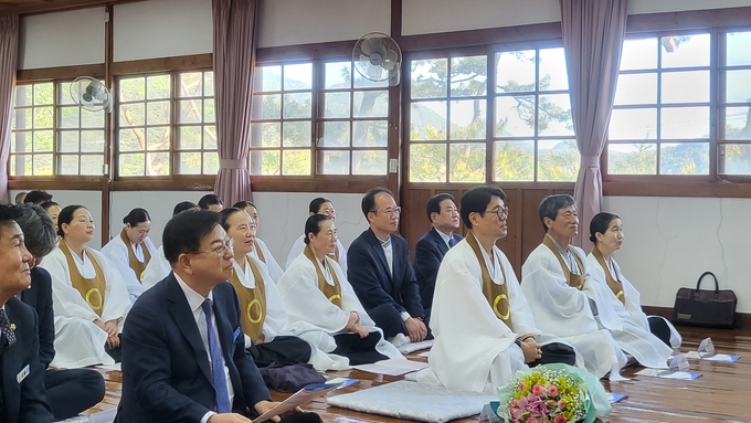 사진자료(원불교 대각개교절 맞이 조찬기도회)