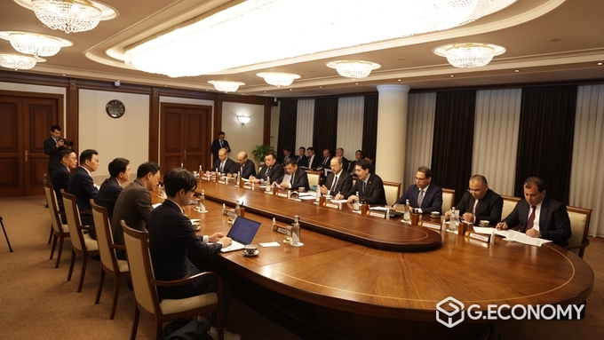 김태흠 충남도지사 우즈베키스탄 국무총리 접견(충남도: 제공)