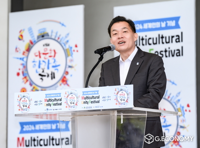 이재준 수원시장이 인사말을 하고 있다.(수원시 제공) 