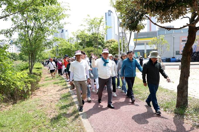 남악걷기대회 행사 사진