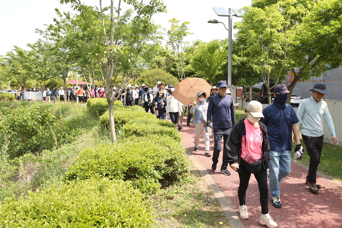 남악걷기대회 행사 사진