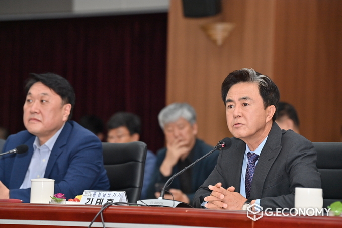 김태흠 충남도지사, ‘유학생 경제적 자립 및 지역정착 업무 협약식’