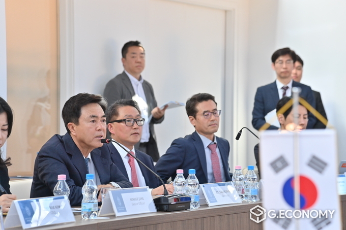 유럽 출장 김태흠 지사, 헝가리 경제부 방문해 상호 협력 논의(충남도: 제공)