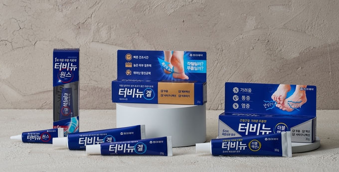 소비자들에게 좋은 반응을 얻고 있는 터비뉴겔은 무좀약시장에서 IQVIA 소비자판매량 기준 2020년부터 2023년까지 4년 연속 판매량 1위를 차지했다.
