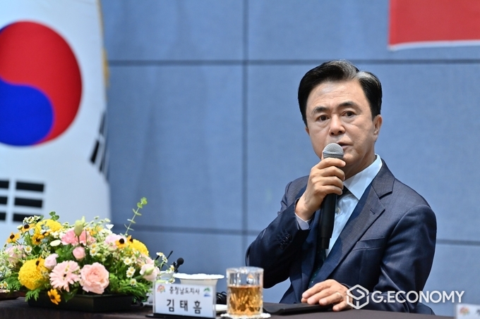 ‘김태흠 지사, 언론인 간담회’시군 방문 6번째 일정 계룡시 방문(충남도: 제공)
