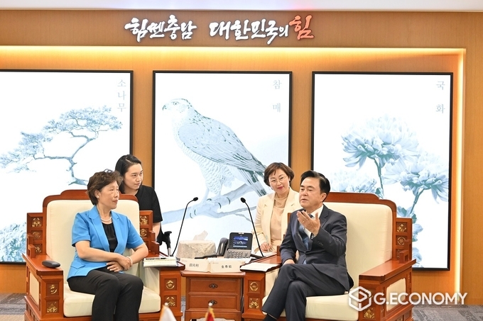 김태흠 충남지사, 중국 쓰촨성 톈시앙리 정협 주석 접견(충남도: 제공)
