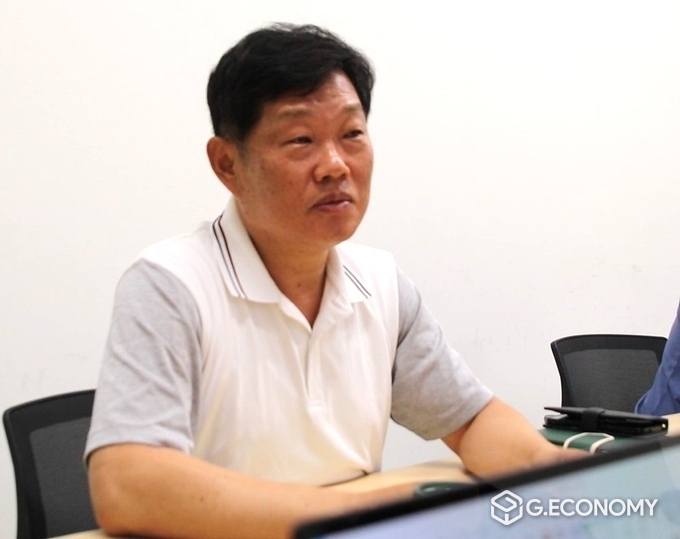 여수광양항만공사 자회사 여수광양항만관리(주) 여수광양항보안지부 손영인 위원장 인터뷰 사진