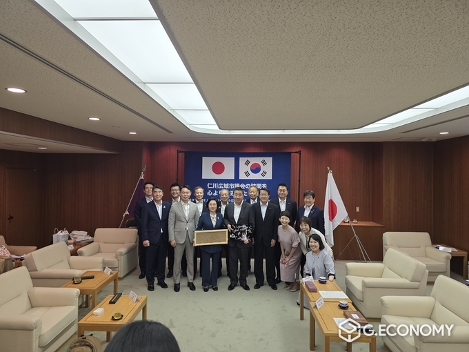 인천시의회 대표단 일본 기타큐슈시의회의 초청 방문