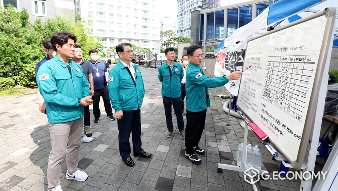 인천시의회 건설교통위원회, 서구 전기차 화재현장 방문