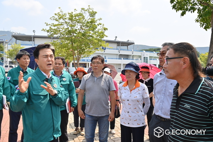 김태흠 충남지사 민방위 시설 점검